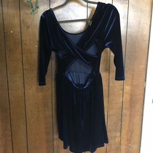 Forever 21 velvet dress